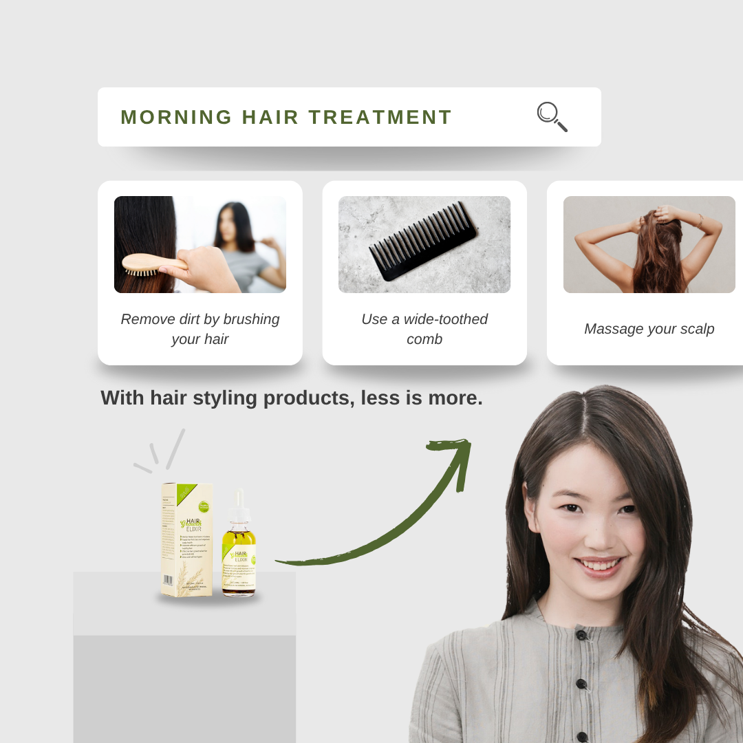 Herbal Hair Growth Oil with Rosemary Repair Essence