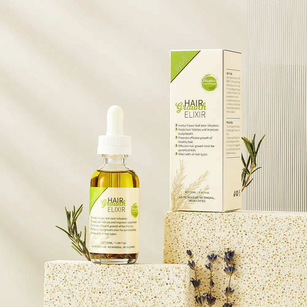 Herbal Hair Growth Oil with Rosemary Repair Essence
